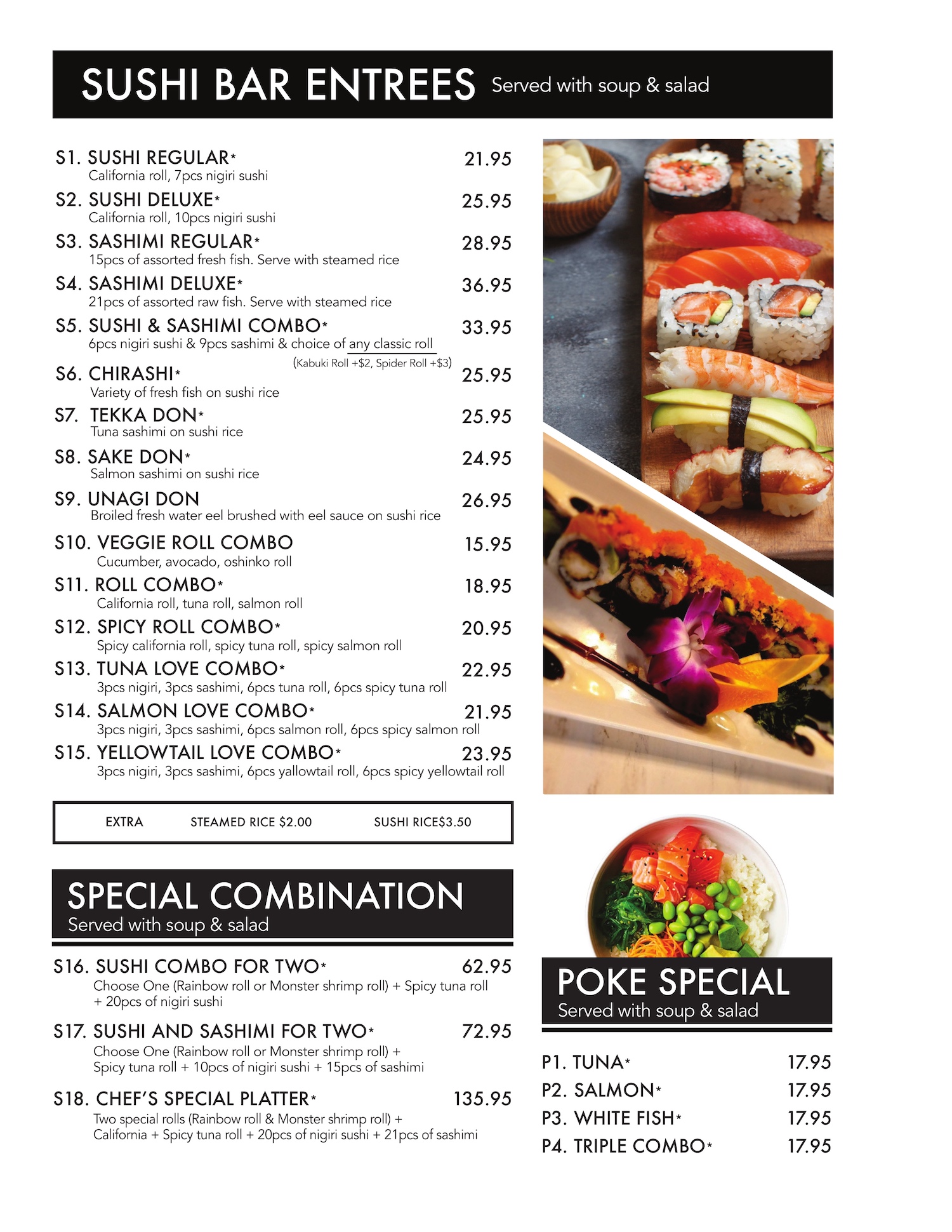 Our Menu - Yaki Sushi